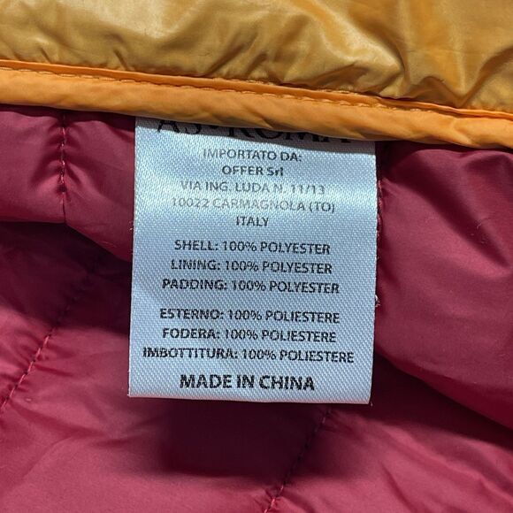 AS Roma Vest Mens Medium Black Red Cloud Tech Insulated Calcio Soccer Football - Picture 8 of 12